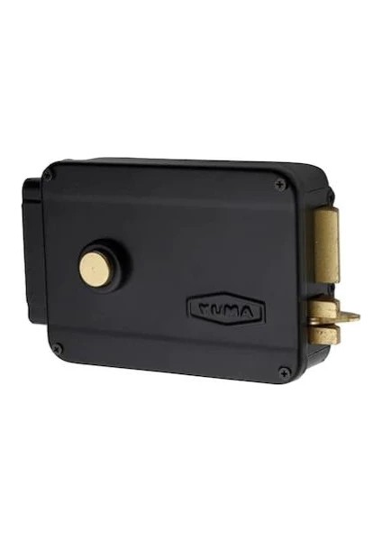 Elektrikli Trajlı Demir Kapı Kilit 14 cm Silindir Boyu 58 mm YM-609