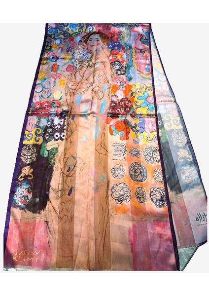 Fular Gustav klimt – Ria Munk Desenli