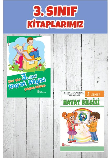 3.sınıf Hayat Bilgisi Çalışma Kitabım+Etkinlik Çalışma Yaprakları