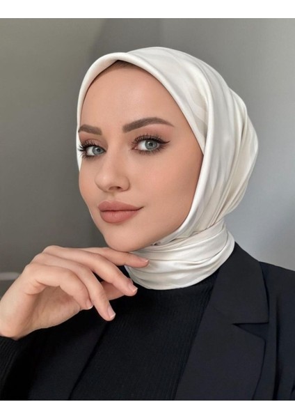 Vavscarfs Su Yolu Pamuk Jakar Şal Ekru