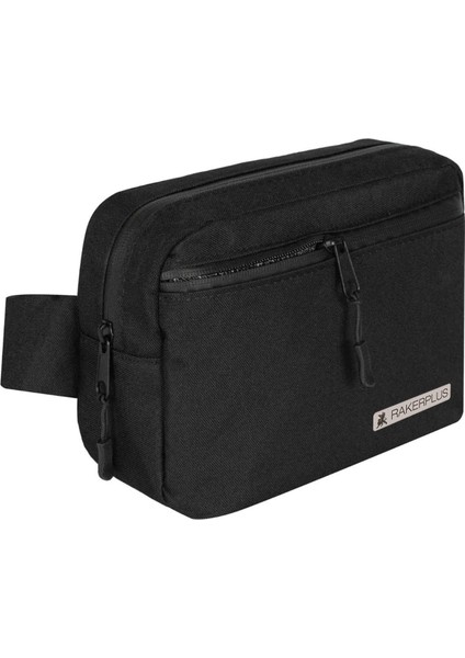 Siyah Unisex Minimal 21X15X5 cm Bel ve Göğüs Çantası