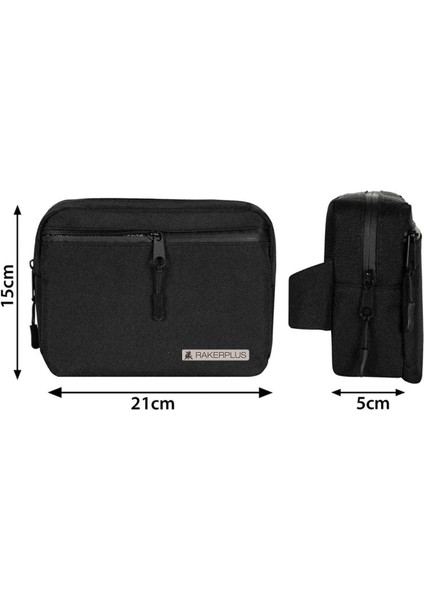 Siyah Unisex Minimal 21X15X5 cm Bel ve Göğüs Çantası modelleri