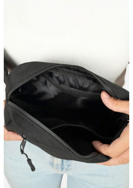 Siyah Unisex Minimal 21X15X5 cm Bel ve Göğüs Çantası indirimleri