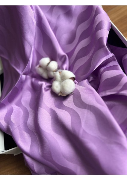 Vavscarfs Su Yolu Pamuk Jakar Şal Eflatun fırsatları