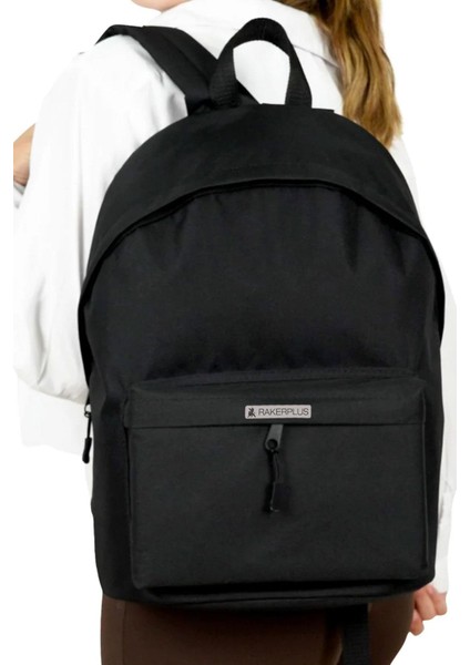 Siyah 42X29X14 cm Unisex Klasik Sırt Okul Çantası indirimleri
