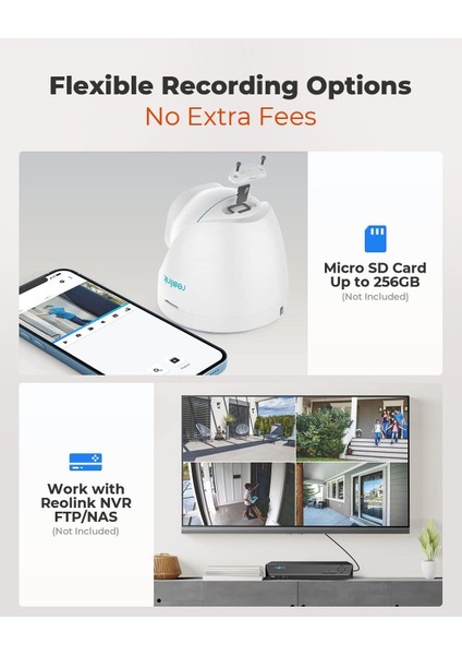 4K Ultra Hd Poe Güvenlik Kamerası, RLC-820A, Insan/araç Algılama, IP67 Su Geçirmez modelleri