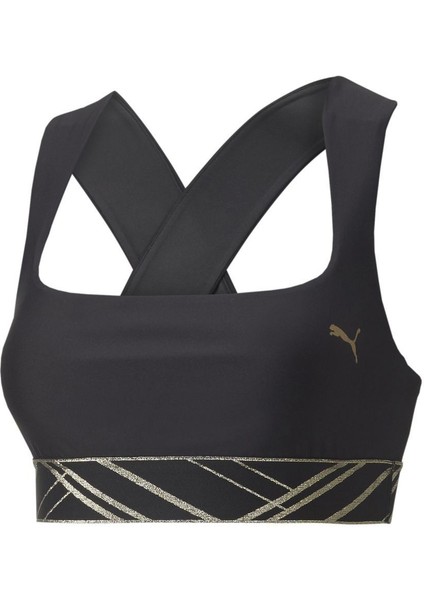 Mid Impact Deco Glam Bra Black-Deco