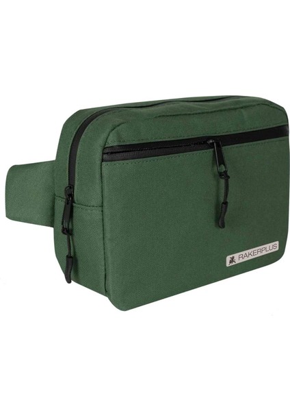 Yeşil Unisex Minimal 21X15X5 cm Bel ve Göğüs Çantası