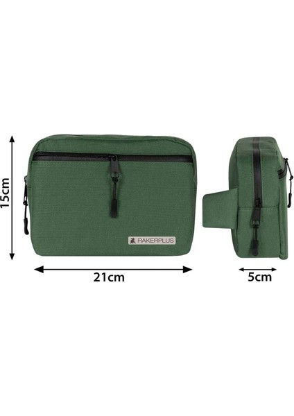 Yeşil Unisex Minimal 21X15X5 cm Bel ve Göğüs Çantası fırsatları