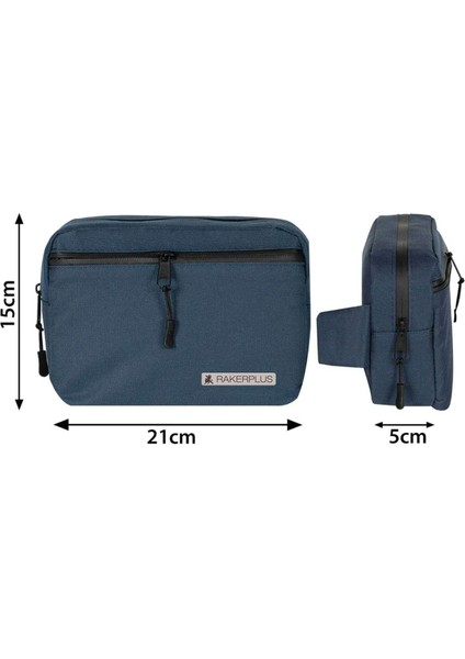 Lacivert Unisex Minimal 21X15X5 cm Bel ve Göğüs Çantası fırsatları