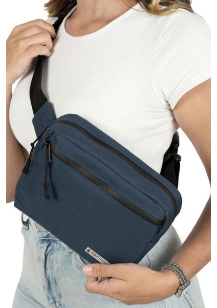 Lacivert Unisex Minimal 21X15X5 cm Bel ve Göğüs Çantası indirimleri