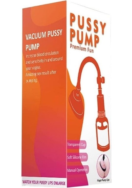 Pussy Pump Premium Fun Çift Başlıklı Vajina & Gööğüs Pompası