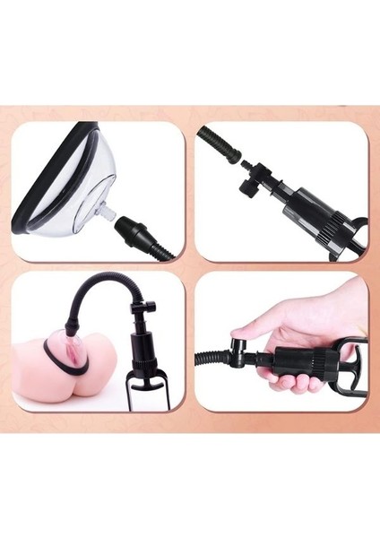 Pussy Pump Premium Fun Çift Başlıklı Vajina & Gööğüs Pompası modelleri