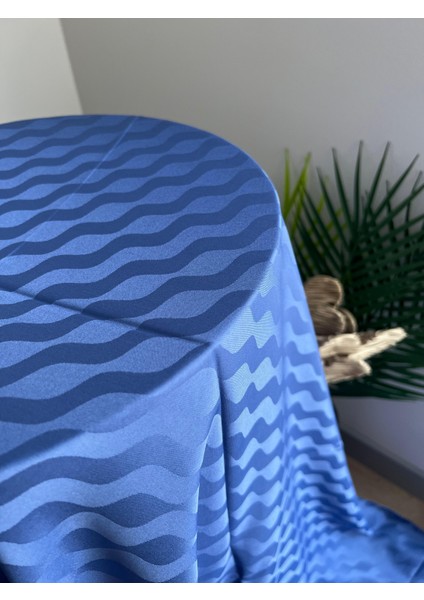 Vavscarfs Su Yolu Pamuk Jakar Şal Indigo modelleri