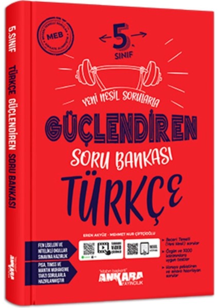 5.sınıf Güçlendiren Türkçe Soru Bankası Ankara Yayıncılık