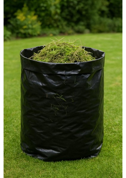 Ysk Plastik 90X130 cm Siyah Bahçe Atık ve Gazel Torbası – Dökme, Kalın, Yırtılmaz, Büyük Boy Çöp Torbası