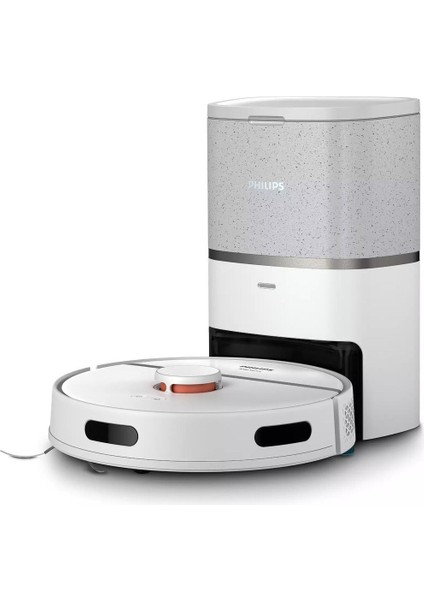 XU3110/02 Aqua Islak Kuru Temizlik Robotu, 4000 Pa Emiş Gücü, 200 dk Çalışma Süresi, Lazer Navigasyon, Otomatik Boşaltma İstasyonu, HomeRun Mobil Uygulaması, Beluga Metalik
