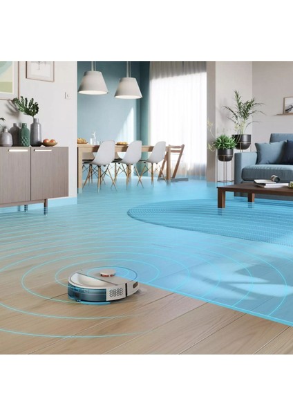 XU3110/02 Aqua Islak Kuru Temizlik Robotu, 4000 Pa Emiş Gücü, 200 dk Çalışma Süresi, Lazer Navigasyon, Otomatik Boşaltma İstasyonu, HomeRun Mobil Uygulaması, Beluga Metalik