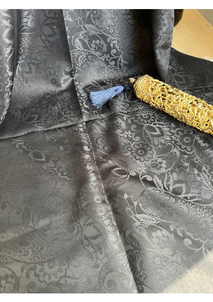 Vavscarfs Sarmaşık Etnik Desen Pamuk Jakar Şal Siyah fiyatları