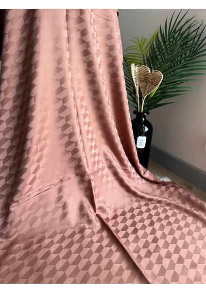 Vavscarfs Koza Desen Pamuk Jakar Şal Çikolata