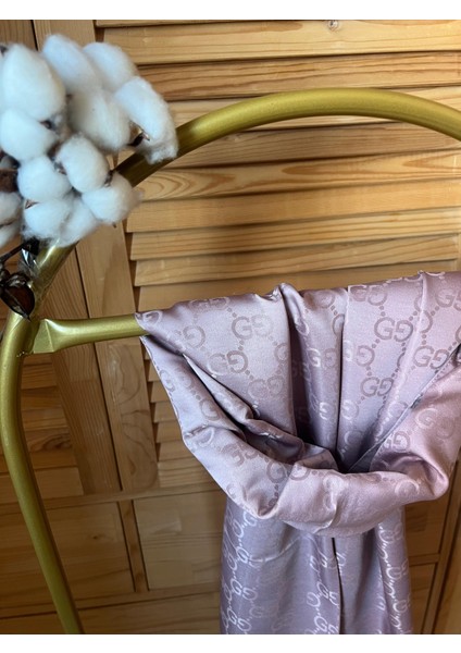 Vavscarfs G Desen Pamuk Jakar Şal Koyu Gül Kurusu fiyatları