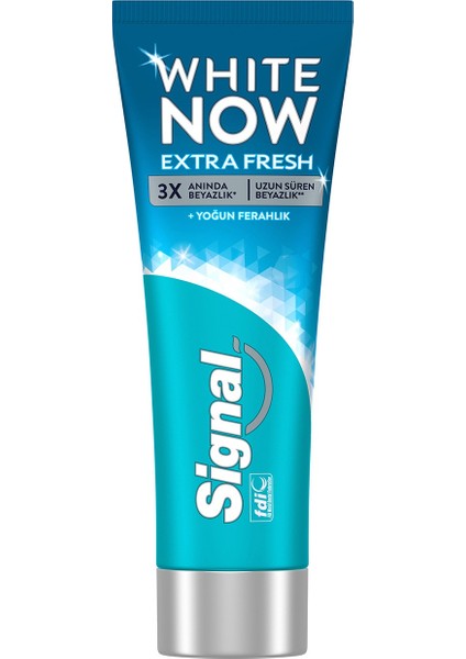 White Now Extra Fresh Diş Macunu 50 ml + Diş Fırçası x 2 Set