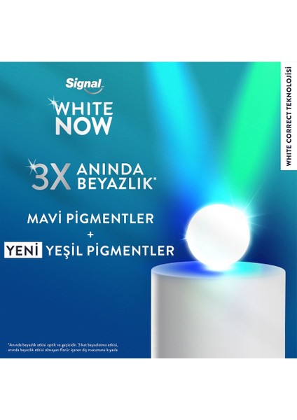 White Now Extra Fresh Diş Macunu 50 ml + Diş Fırçası x 2 Set