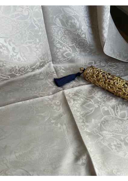 Vavscarfs Sarmaşık Etnik Desen Pamuk Jakar Şal Koyu Bej modelleri