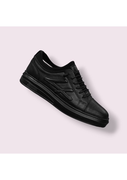 %100 Deri Ortopedik Günlük Sneaker Casual Erkek Ayakkabı Bms B405