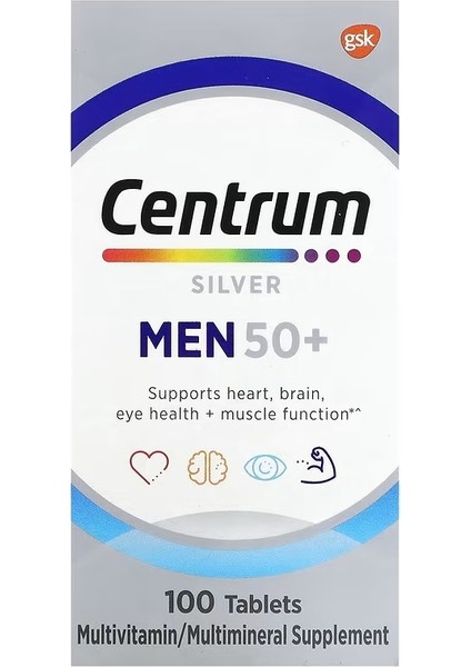 Silver Men +50 100 Tablet