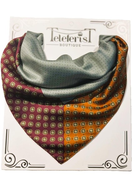 Bandana 70X70 Foulard Desenli