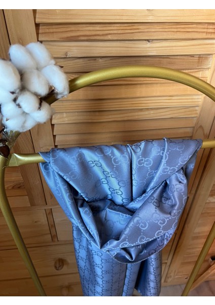 Vavscarfs G Desen Pamuk Jakar Şal Koyu Gri fiyatları