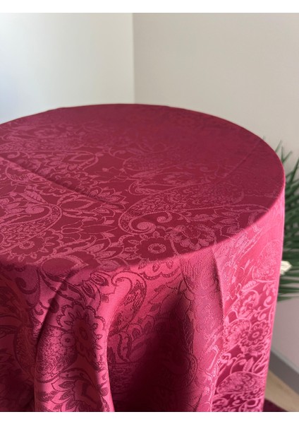 Vavscarfs Sarmaşık Etnik Desen Pamuk Jakar Şal Bordo