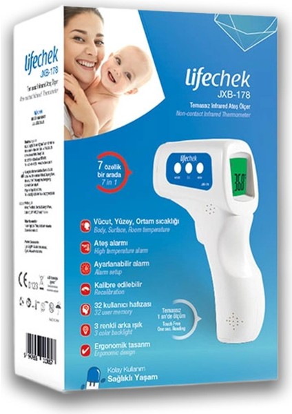 Lifechek JXB-315 Infrared Uzaktan Ateş Ölçer