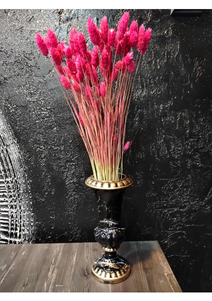 Kuru Çiçek Şoklanmış Kuş Otu (Palaris Çiçeği)Vazo Arajman Nişan Kına Düğün Organizasyon Çiçeği fiyatları