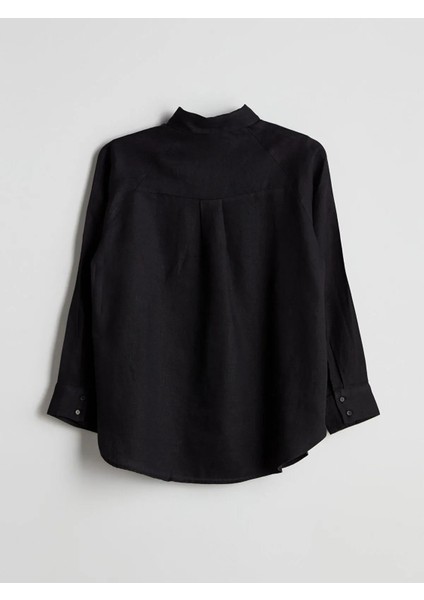 Lcw Modest Oversize %100 Keten Kadın Gömlek (S5) fiyatları