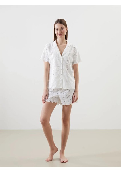 Lcw Dream Kendinden Desenli Kadın Şortlu Pijama Takımı (S5) fiyatları