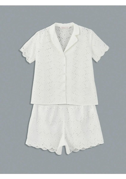 Lcw Dream Kendinden Desenli Kadın Şortlu Pijama Takımı (S5) indirimleri