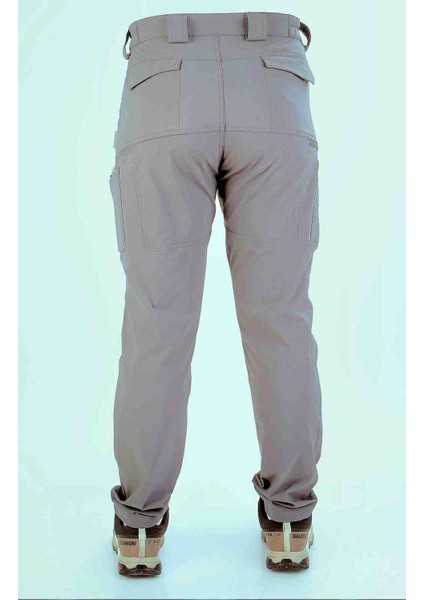 Outdoor Trekking Taktikal Likralı Doğa Yürüyüşü Su Itici 9826 Bej Renk Pantolon fırsatları