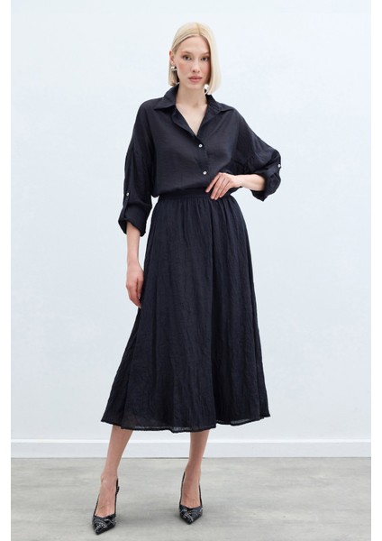 Kraşlı Kloş Etek - Antrasit fiyatları