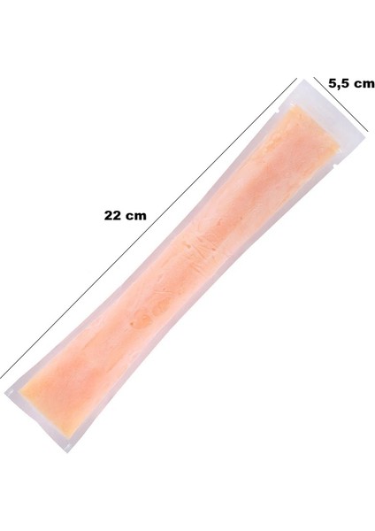 Tek Kullanımlık Torbası 50 Adet Kilitli Dondurucu Meyve Suyu Poşeti 5. 5X22CM fırsatları