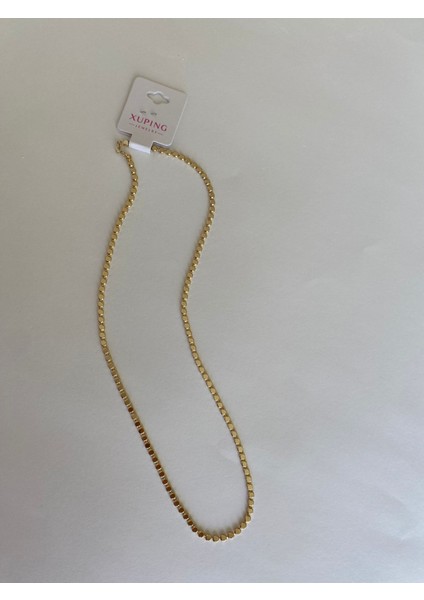 Xuping Pul Model Gold Zincir Kolye 50 cm indirimleri