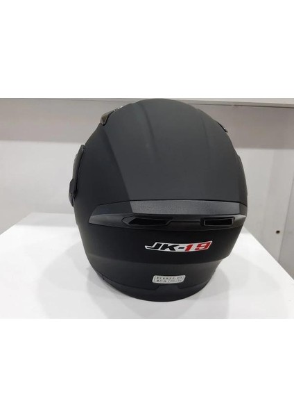 Jk-20 Jk 902 Mat Siyah Çene Pedli Güneş Vizörlü Çeneden Açılır Kask [mat Black] fiyatları