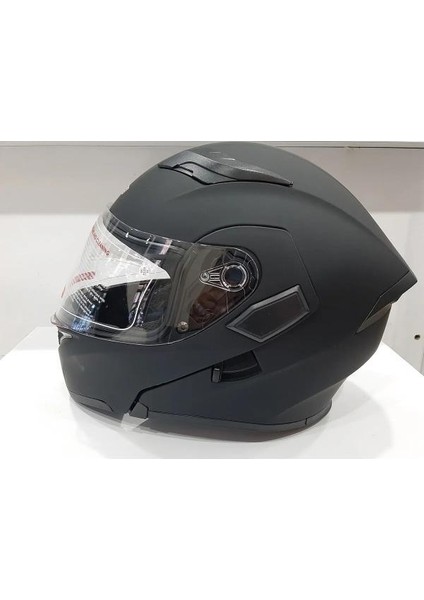 Jk-20 Jk 902 Mat Siyah Çene Pedli Güneş Vizörlü Çeneden Açılır Kask [mat Black] modelleri