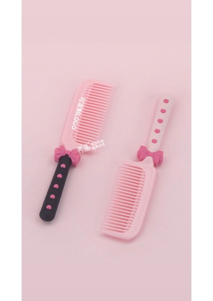 Pembe Fiyonklu Ribbon Y2K Lolita 1 Adet Saç Tarama Fırçası Tarak fiyatları
