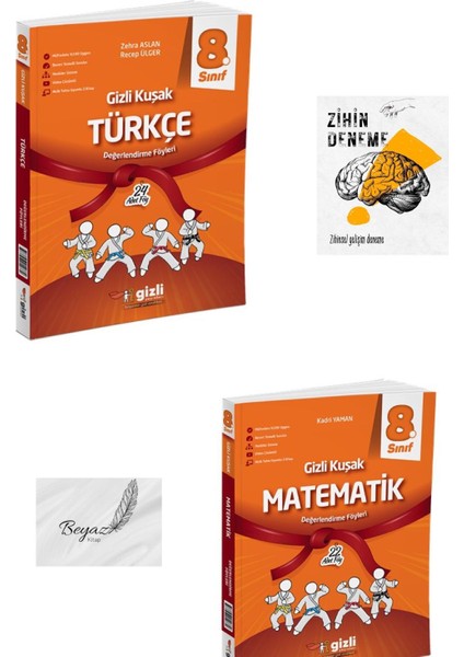 Gizli 8.sınıf Gizli Kuşak Türkçe Matematik Değerlendirme Föyleri Zihin Deneme