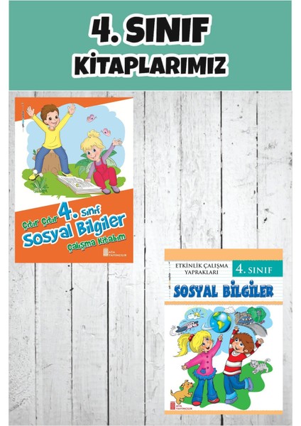 4.sınıf Sosyal Bilgiler Çalışma Kitabım+Etkinlik Çalışma Yaprakları
