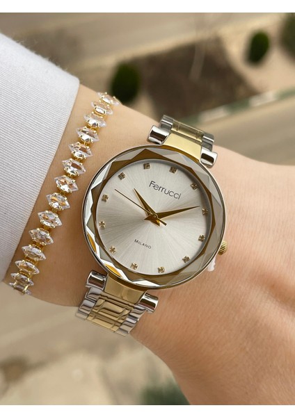 Kesme Camlı 2 Yıl Garantili Kadın Kol Saati ve Bileklik fiyatları