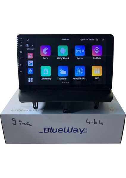 Ford Courier 2013-2024 Blueway 4-64 Profesyonel Oem Multimedia