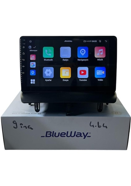 Ford Courier 2013-2024 Blueway 4-64 Profesyonel Oem Multimedia modelleri